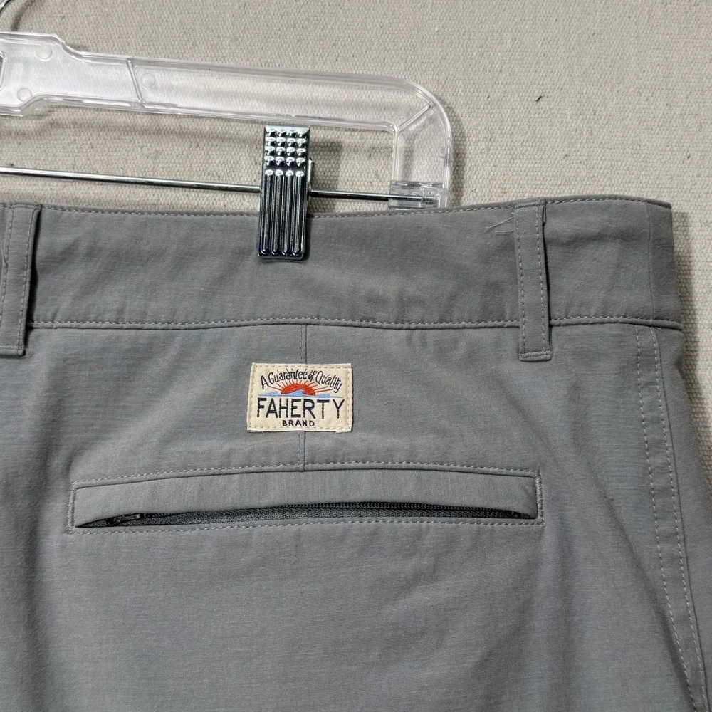 Faherty Mens All Day Shorts 39.5 In Waist Charcoal Gray 6